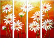 Virtue of the Daisy Canvas Wall Art