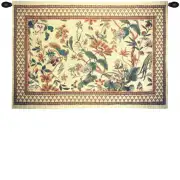 Le Coq with Flower Belgian Wall Tapestry