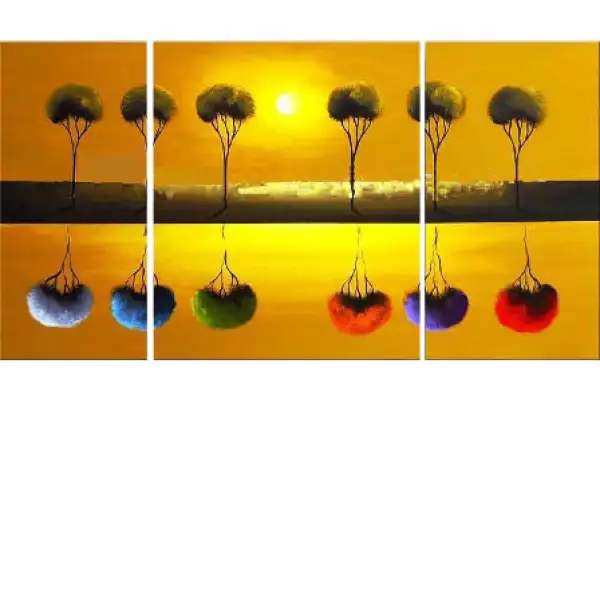 Reflections in Colors Canvas Art