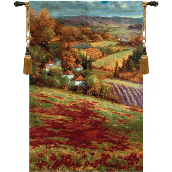 Valley View III Fine Art Tapestry