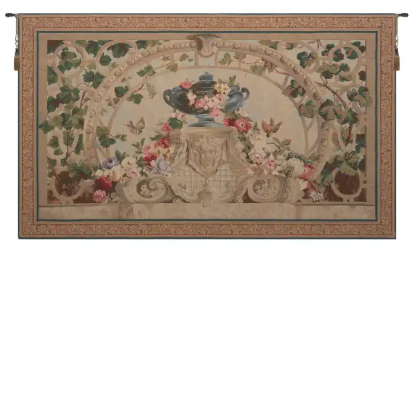 Beauvais Green Leaves French Tapestry