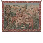 Hunt French Tapestry Wall Hanging