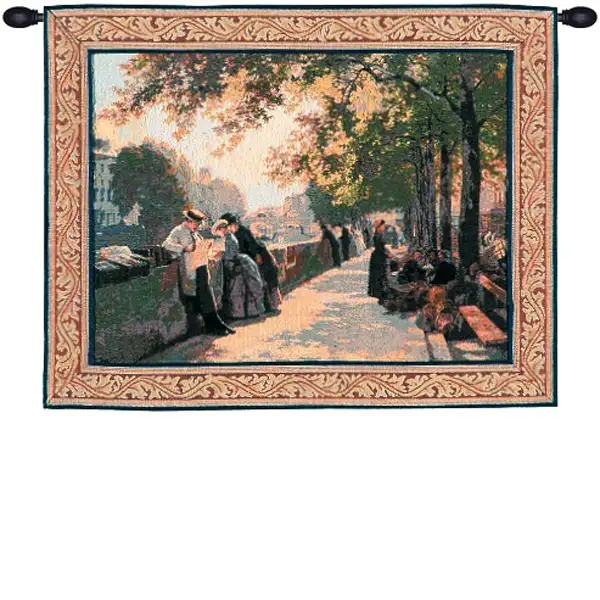 Bank of the River Seine I French Tapestry