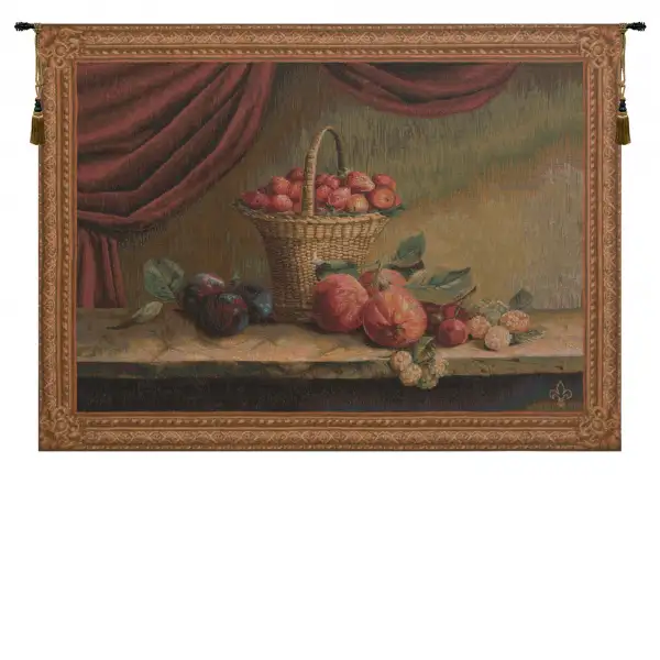 Basket of Strawberries  French Tapestry