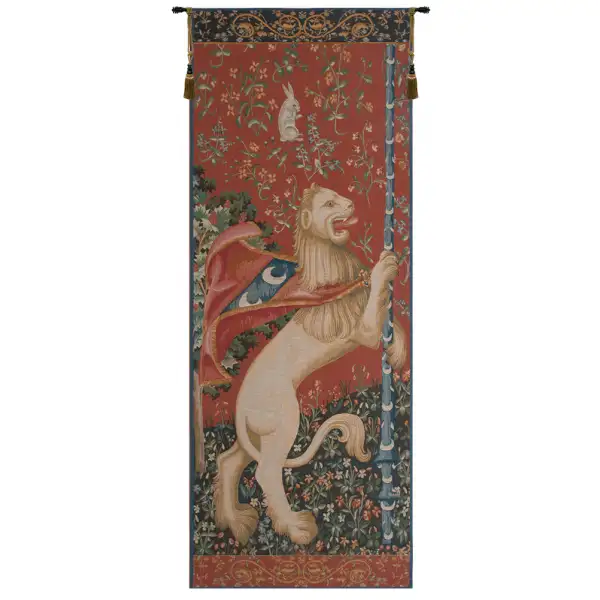 Portiere Lion  French Wall Tapestry