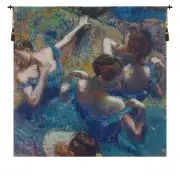 Blue Dancers Belgian Wall Tapestry