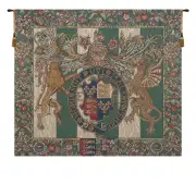 Royal Arms of England Belgian Wall Tapestry