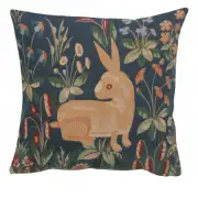 Medieval Rabbit Cushion - 19 in. x 19 in. Cotton by Charlotte Home Furnishings