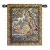 Restful Hunters - Vertical Italian Tapestry Wall Art for Serene Home Decor