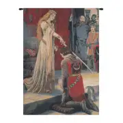 The Accolade II Belgian Tapestry Wall Hanging - 27 in. x 36 in. Cotton by Edmund Blair Leighton