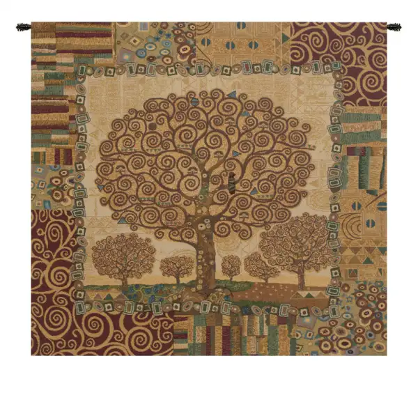 Klimts Tree of Life Italian Tapestry Wall Hanging