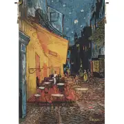 Cafe Terrace at Night by Van Gogh Belgian Wall Tapestry