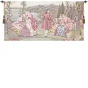 Ladies at Lake Como Wall Tapestry