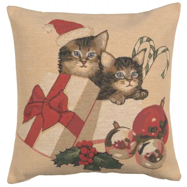 Christmas Kitties European Cushion Cover