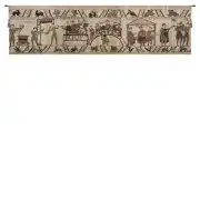 Bayeux Banquet Belgian Tapestry Wall Hanging - 67 in. x 17 in. Cotton by Charlotte Home Furnishings