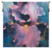Dancer By Simon Bull Belgian Tapestry Wall Hanging - 21 in. x 21 in. Cotton/Treveria/Wool by Simon Bull