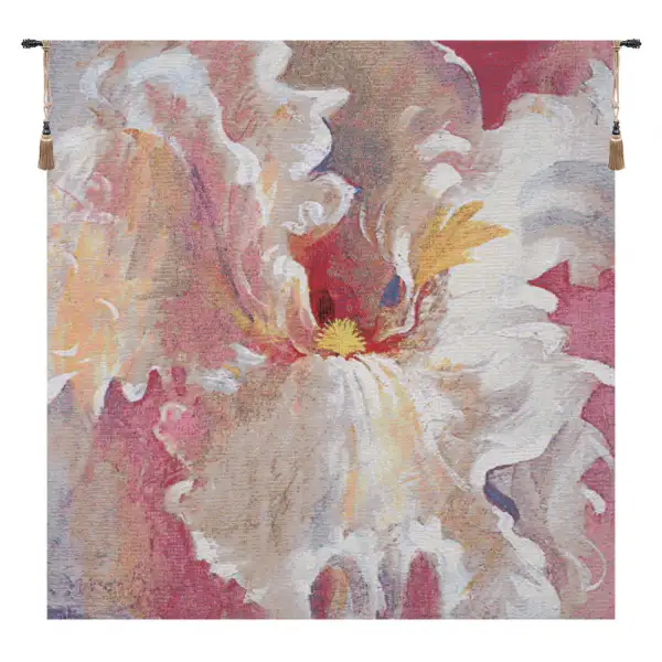 Smallest Of Dreams By Simon Bull Belgian Tapestry Wall Hanging - 21 in. x 21 in. Cotton/Treveria/Wool by Simon Bull