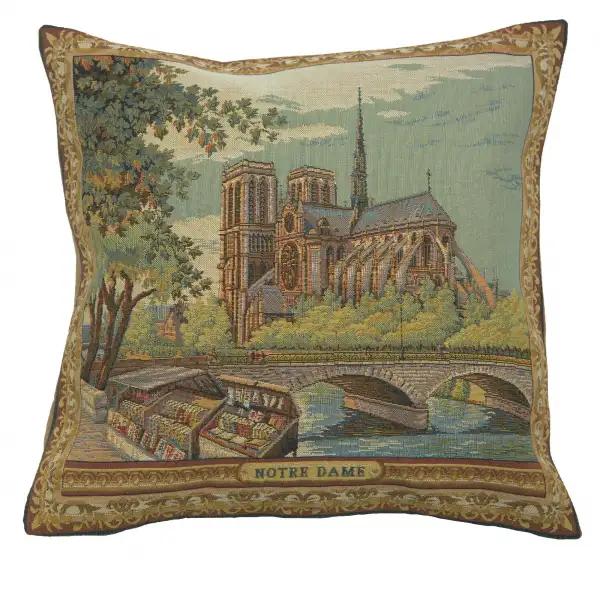 Notre Dame French Couch Pillow Cushion