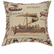 Les Vaisseaux French Couch Pillow Cushion