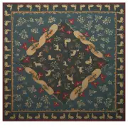 Medieval Bleu French Throw