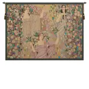 Primavera Horizontal Italian Tapestry - 53 in. x 39 in. Cotton/Viscose/Polyester by Galileo Chini