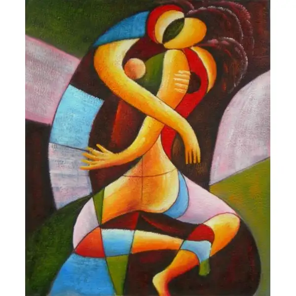 Passionate Kiss Canvas Oil Painting