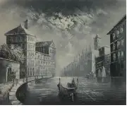 Venetian Cityscape Canvas Wall Art