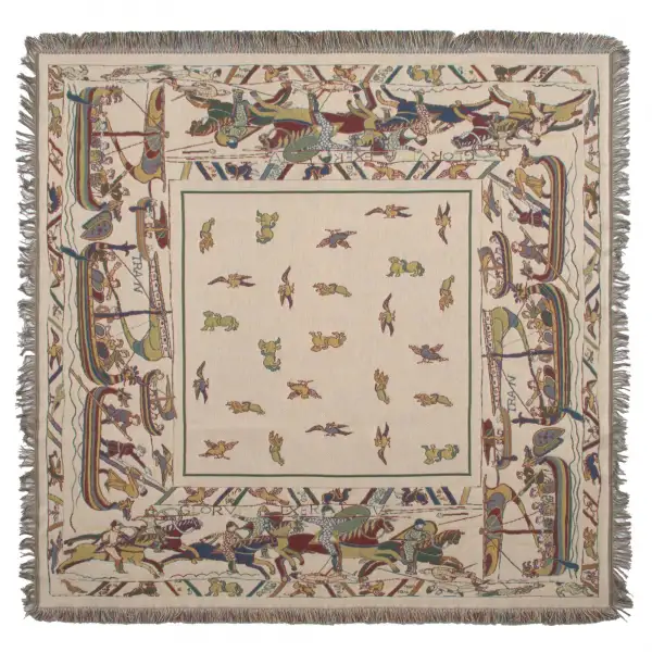 The Bayeux Belgian Tapestry Throw