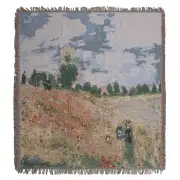 Monet's Coquelicots Belgian Tapestry Throw