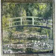 Monet's Bridge At Lake Giverny European Throws