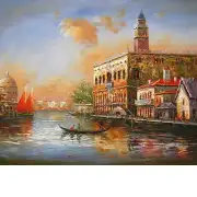 Venetian Sunset Canvas Wall Art