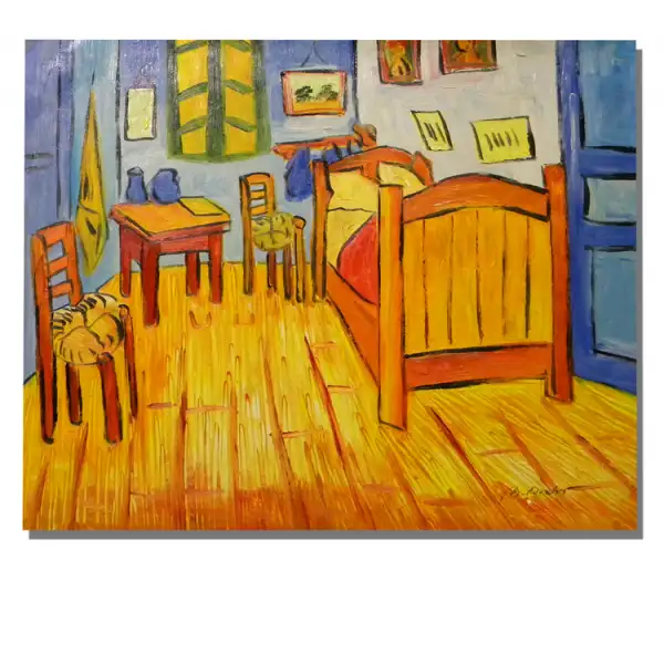 Bedroom at Arles Canvas Wall Art