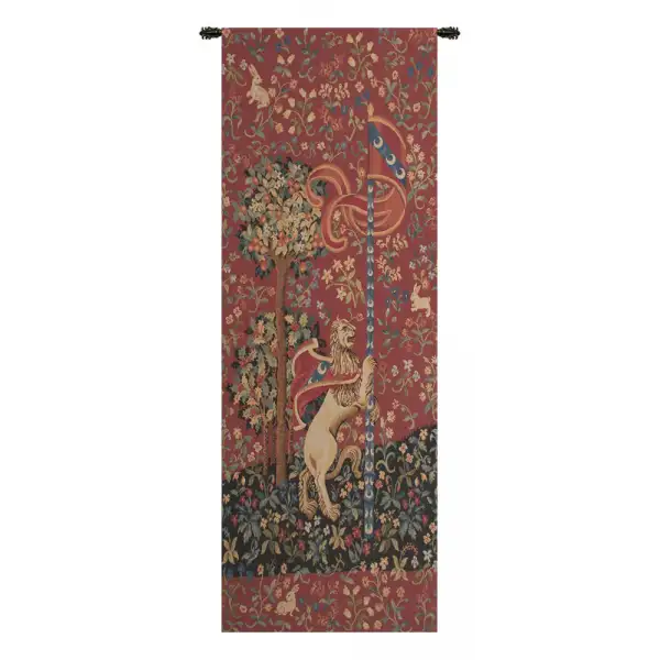 Portiere Medieval Lion Belgian Tapestry Wall Hanging - 27 in. x 77 in. Cotton/Viscose/Polyester by Charlotte Home Furnishings