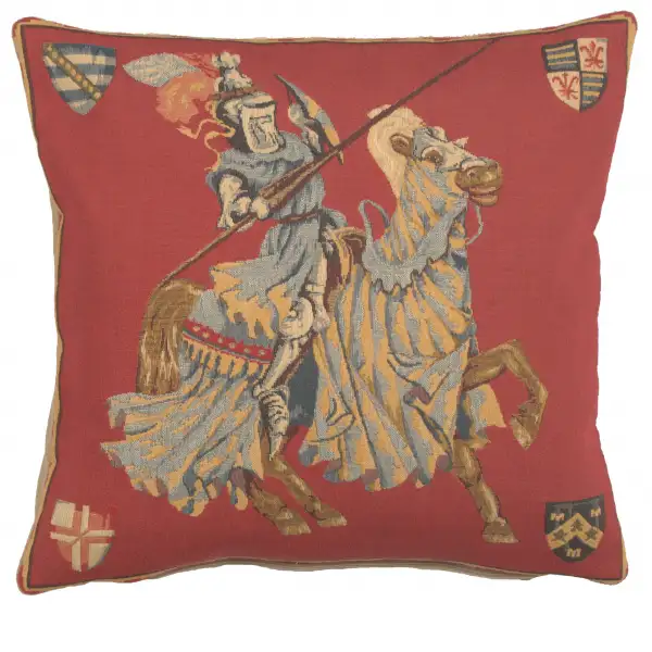 Blue Knight Belgian Sofa Pillow Cover