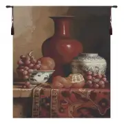 Crimson Still life Wall Tapestry