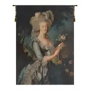 Marie Antoinette with Rose European Tapestry