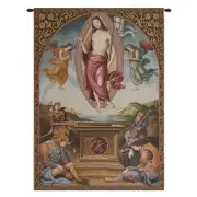 Resurrection Italian Tapestry - 36 in. x 50 in. Cotton/Viscose/Polyester by Pietro Perugino