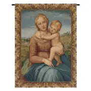 Cowper Madonna by Raphael Italian Tapestry Wall Hanging