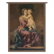 Madonna Del Rosario Italian Tapestry - 20 in. x 24 in. Cotton/Viscose/Polyester by Bartolomé Esteban Murillo