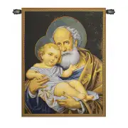 San Giuseppe St. Joseph Italian Tapestry