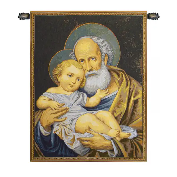 San Giuseppe St. Joseph Italian Tapestry Wall Hanging