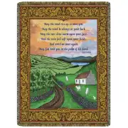 Irish Blessing - 68 in. x 52 in. Cotton by Charlotte Home Furnishings