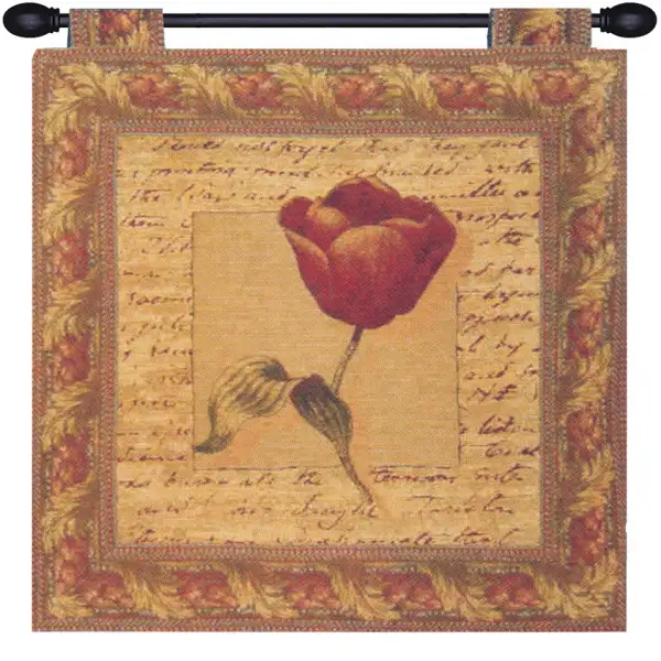 Tulip, Chenille Belgian Wall Tapestry