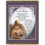 The Lord's Prayer - 68 in. x 52 in. Cotton by Charlotte Home Furnishings