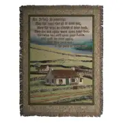 Irish Blessing II  Tapestry Throw