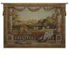 Chateau Bellevue French Woven Tapestry-Exquisite Verdure Landscape & Lake Design