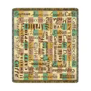 Coffee Aficionado  Tapestry Throw