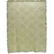 Fancy Diamonds Natural - 68 in. x 48 in. Cotton by Charlotte Home Furnishings