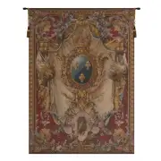 Grandes Armoiries Red French Wall Tapestry - 44 in. x 58 in. Wool/cotton/others by Pierre Josse Perrot