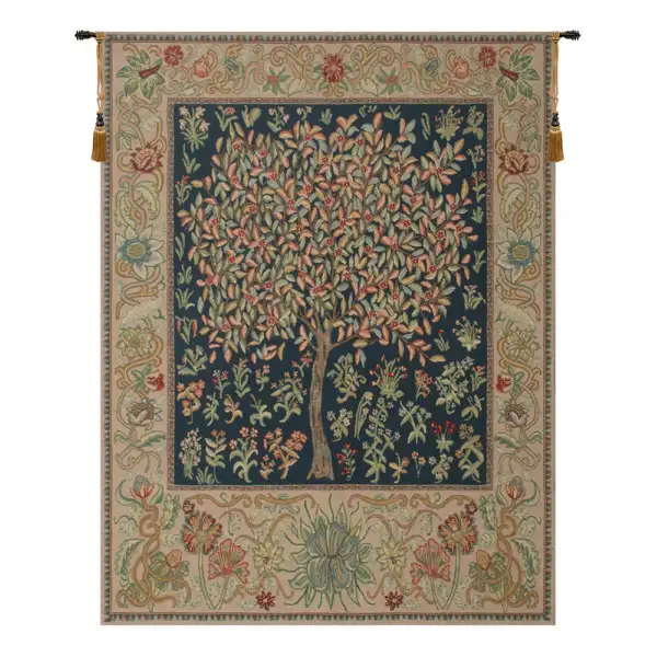 Pastel Tree of Life Belgian Wall Tapestry